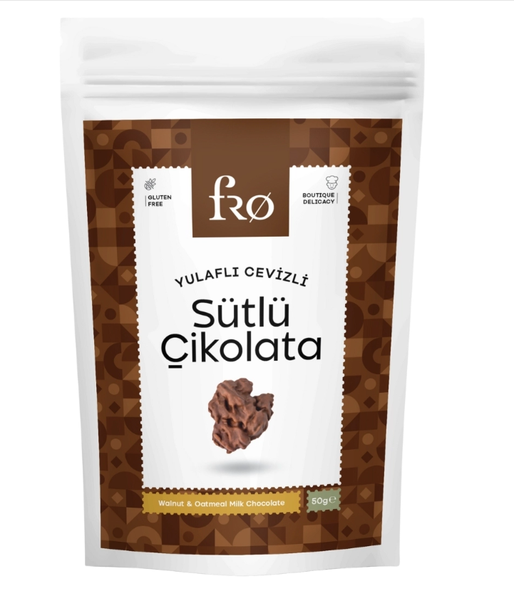 Yulaflı Cevizli Sütlü Çikolata