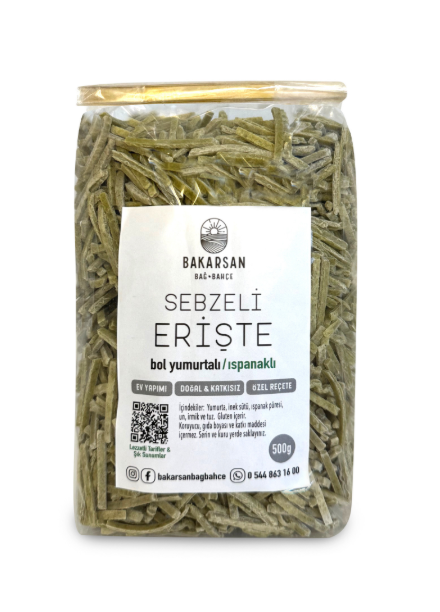 Ispanaklı Erişte 500 Gr