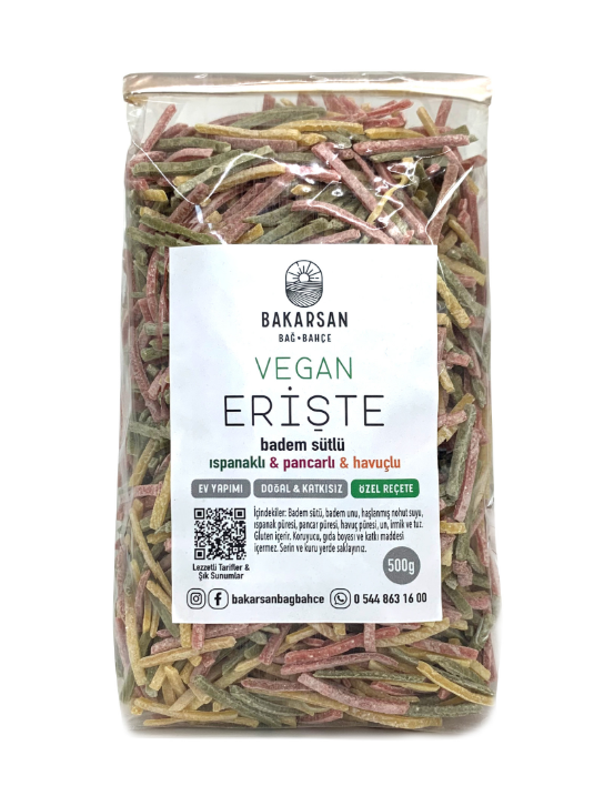 Vegan Karışık Erişte 1000 Gr