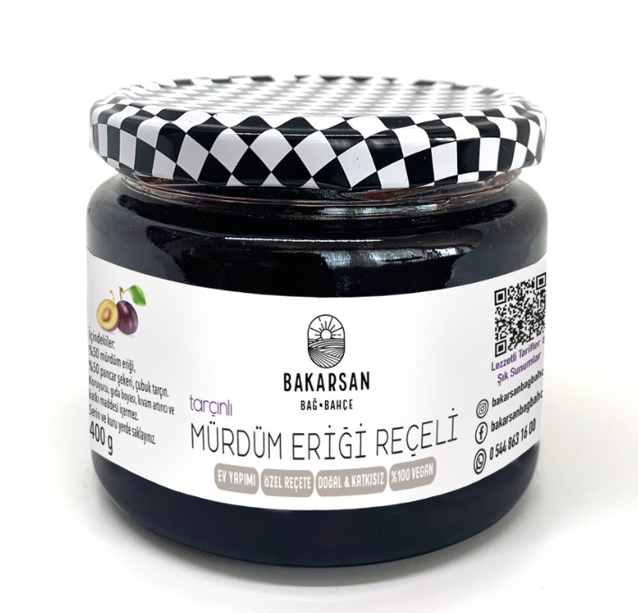 Mürdüm Eriği Reçeli 1250 Gr