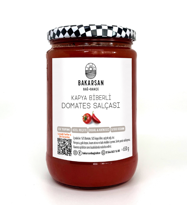 Domates Salçası Kapya Biberli 650 Gr