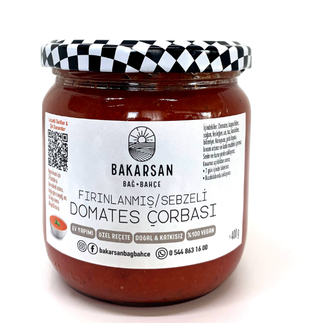Fırınlanmış Domates Çorbası 400 Gr
