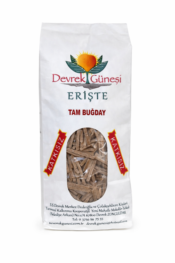TAM BUĞDAY ERİŞTE (500 GR)