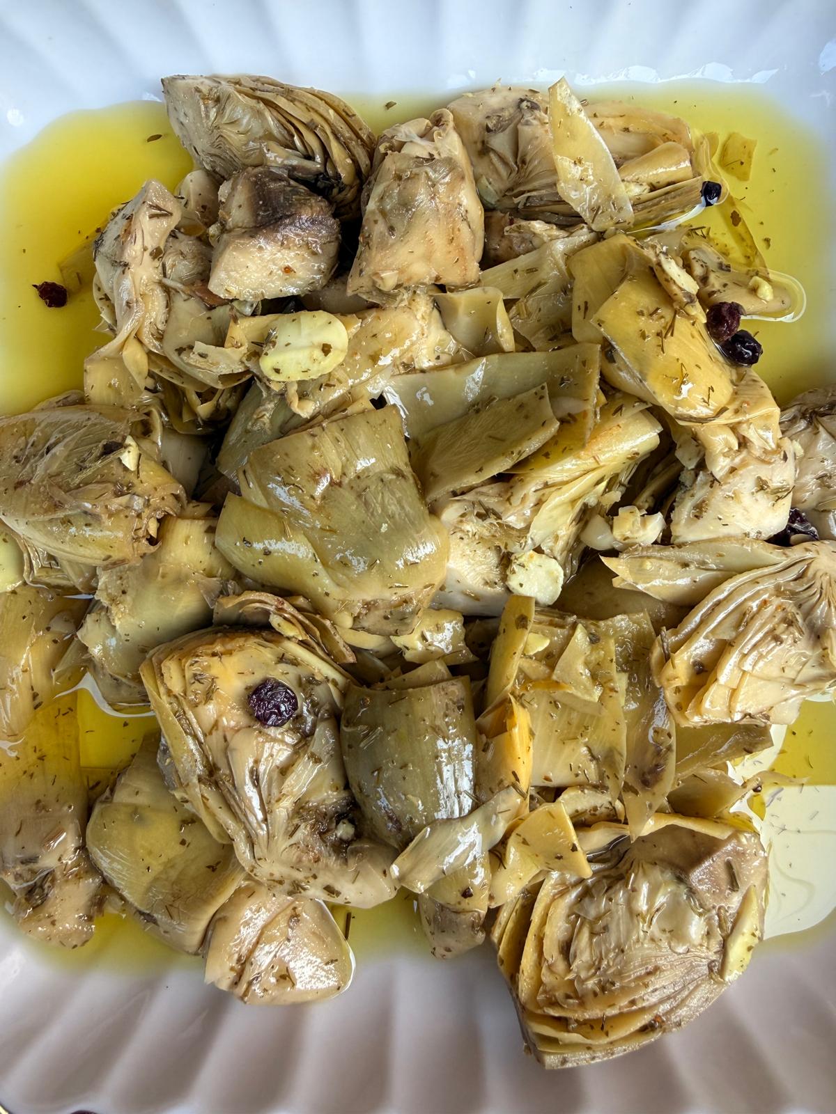 FİLE BADEMLİ KALP ENGİNAR SALATASI
